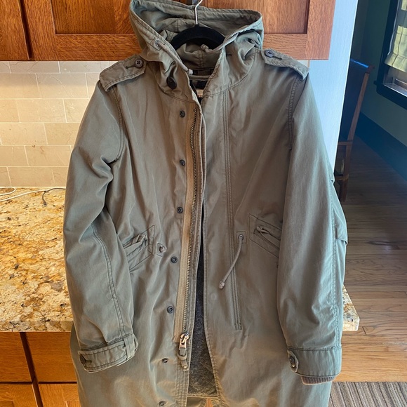 TNA Army Green Parka - Picture 1 of 3